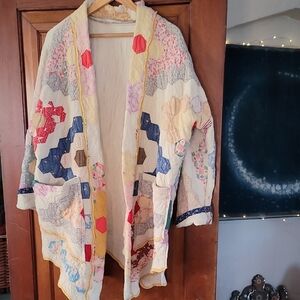 Upcycled Quilt Coat